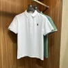 ポロシャツラペルメンズショートスリーフTシャツの夏、新しいルーズハーフスリーブカジュアルビジネスオス刺繍シンプルなトップ衣類M-4XL
