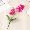 Dekorative Blumen aus Latex, fühlen sich echt an, künstliche Phalaenopsis-Blume, weiße Schmetterlings-Orchidee, gefälscht, für Zuhause, Party, Hochzeit, DIY-Dekoration, Flores