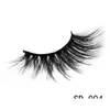 False Eyelashes 3D 25Mm Real Mink Lash Handmande Tapared Crisscross Winged Natural Lengthened Exaggerated Thick Curled Eyelash Drop Dhmn3