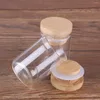 Storage Bottles 24 Pieces 15ml 30 40mm Test Tubes With Bamboo Lids Glass Jars Vials Wishing Bolttes Wish Bottle For Wedding Crafts Gift