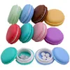 Presentförpackning 8 st/16st mini macaron/smyckeslåda förvaringsorganisatör hörlurar container multiuse fodral godis/present bröllop dekor