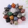 Stone Natural Crystal Hazelnut Acorn Pine Nut Mascot Meditation Chakra Reiki Healing Gemstones Polished Gift Use Collection And Home Dhfsn