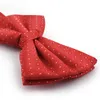 Bow Ties 2023 Fashion heren voor bruiloft dubbele stof rode bot bowtie club banket jubileum vlinder stropdas met geschenkdoos