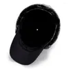 Berets Men's Ear Protection Face Bomber Hats Thicker Plus Velvet Warm Woman Winter Hat Resist The Snow Male Bone Cap Ski