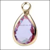 Charmes Arriv￩e Crystal Stone Birth pour le collier BACELET