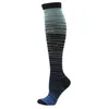 Chaussettes de sport Compression pour femmeshommes 20-30mmhg genou haute chaussette Circulation-course soins infirmiers randonnée vol de récupération