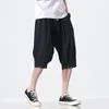 Men's Pants For Men Summer Harem Short Joggers Calf-Length Casual Baggy Male Capris Trousers Oversize M-8XL Streetwear