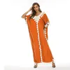 Ethnic Clothing Ramadan Eid Summer Beach Robe Longue Femme Abaya Dubai Turkey Muslim Fashion Dress Islam Abayas For Women Vestidos