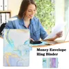 Cash Budget Binder Stuffing Envelopes Set Colored Planner A6 For