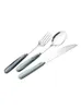 Set di stoviglie Set nordico Utensili riutilizzabili Coltello e forchetta in metallo Acciaio inossidabile Sztucce Zestaw Forniture da cucina BK50CJ