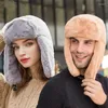 Berretti Inverno Adulto Antivento Cap Bomber Cappello Per Uomo Donna 2023 Caldo Peluche Con Paraorecchie Maschio Femmina Outdoor Cappelli Caccia