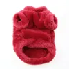 Psa odzież domowy sweter chihuahua Yorkie Puppy pullover zima miękka termiczna futra luksusowe designerskie ubrania dla małych psów