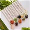 Konst och hantverkstr￥d inslagna naturliga kristallh￤ngen halsband f￶r kvinnor h￤rliga hj￤rtformade sten pendum amehys opal halsband dr dhwvd