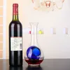 ワイングラスクリエイティブデカンタ300-500mlリードフリークリスタルガラスブルーハートアイスヒップフラスコウイスキー酒ボトルジャグプーラーバーツール