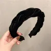 Fashion Hair Hoop Hairs Opaski Wstążki dla kobiet Dziewczyny Flower Solidny kolor opaski na głowę Perła Szerokie Hairband Hair Akcesoria Nakrywacze 1391