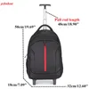 Duffel Bags 19inch Men Waterproof Travel Trolley Luggage Rolling Women Wheeled Backpacks Business Suitcase