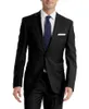 Men's Suits Black Tailored Men's Outfits Wear Coat Custom Made Classic Wedding Clothing Notch Lapel Blazer Trousers 2Pcs Jacket Pants
