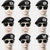Beretti Guardia di sicurezza Beretto di lana da uomo Donne Work Hat Etinetta Air Pilot Performance Caps Autunno Inverno moda