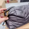 Cuir véritable Loulou Sacs à bandoulière en forme de Y Sac à main sous les bras Hobo Sacs à bandoulière Enveloppe en cuir véritable Créateur de mode préféré Puff