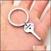 Nyckelringar Medicinsk verktyg Ring Doctor Keychain Injection Spruta Stetoskop Nurse Cap Chain Medico Gift Diy Jewelry Drop Delivery OTRQN