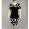 Party Dresses Summer Dress Women 2023 Vintage Geometric Print Sexy Vestido De Mujer Casual Slim Bodycon Plus Size Clothing