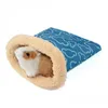 Small Animal Supplies Pet Hamster Slee Bag Pouch Soft Warm House For Winter Guinea Pig Hedgehog Bed Mtiple Waterproof Windproof Drop Dh2Vl