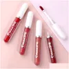 Lip Gloss Cmaadu Lipgloss Lips Glosses Matte Liquid Lipstick 18 Colors Waterproof Natural Longlasting Veetines Labiales Makeup Drop Dhdlf