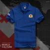 Polo da uomo Georgia GEO Polo da uomo Manica corta Marchi bianchi stampati per Paese 2023 Cotton Nation Emblem Fashion