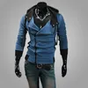 Sweats à capuche pour hommes Sweatshirts Casual Man Sweat à capuche Slim Male Zipper Streetwear Cardigan Hoodies Vêtements d'extérieur Noir Sportswear Men Hooded Jacket 230114