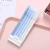 LATS 6 teile/satz Kreative Nette Morandi Einfache Kleine Frische Gel Stift Kawaii Schnell Trocknende Kappe Neutral Journal Liefert Schreibwaren