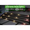 Wall Lamp 4 Pack LED RGB Solar Lights Accessories Waterproof For Garden