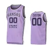 NCAA Custom Kansas State Wildcats Basketball Jersey 13 Mark Smith 23 Jordon Brooks 25 Ismael Massoud 32 Logan Landers Markquis Nowell Maximus Edwards 3 Selton Miguel