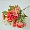 装飾的な花がfall fall fall fall hydrangea Peony Silk Table Centerpieces Wedding Rose Dandelion Ball FakeBouquetsパーティーの装飾