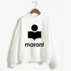Плюс бархатный супер даденский капюшон женский весенний свитер Marant Spring и осень -свободный пуловер для Men258u