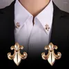 Brooches Man Shirt Fashion Brooch Tassel Chain Lapel Pin Metal Badges Women Jewelri Luxury For Clothes Collar Accessories