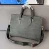 New fashion men's bag, combination lock, briefcase, handbag, computer bag, shoulder cross-body bag