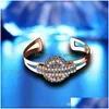 Классические ювелирные ювелирные изделия женские браслеты браслеты 18K золото регулируют цвет цвета Циркон творческий для женского ювелирного родов DHDXX