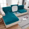 Housses de chaise en flanelle, coussin de canapé pour salon, épais et élastique, protection de meubles, housse de canapé, gris, 1 pièce