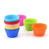 Cupcake sile bakvorm 7cm cake mallen anti -aanbak muffin snacks gelatine bakware voering keuken accessoires drop levering home tuin dhyit