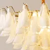 Hängslampor villa lyxiga ljuskronor ljus juldekorativt vardagsrum moln glasbelysning fastland porslin ljuskrona