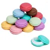 Presentförpackning 8 st/16st mini macaron/smyckeslåda förvaringsorganisatör hörlurar container multiuse fodral godis/present bröllop dekor