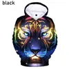Heren Hoodies Animal Hoodie Hip Hop Streetwear Casual Brand 3D Tiger XXS-4XL Sweatshirts