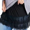 Women's Sleepwear Women's Mini Skirts Half Slips Lace Hollow Stitching Inner Skirt Shirt Extender Underdress Petticoat Underskirt