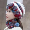 Berets Headwear 1 Set Practical Dispel Cold Winter Hat Scarf Regular Fit Cap Thick For Outdoor