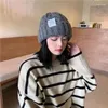 Berets Hats | -f- | Шарфы и перчатки студенческая шляпа женская высокая вязаная шерсть в осеннем зимнем шляпе