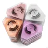 False Eyelashes 1 Pair Of Natural Thick Colorf Eyelash Diamond Eye Lash Packaging Box Tapared Crisscross Winged Makeup Wholesale Ind Dhiud