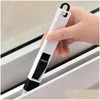 Cleaning Brushes 2 In 1 Window Groove Brush Household Keyboard Home Kitchen Folding Tool Accessories Drop Delivery Garden Housekee O Dhhj0