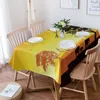 Table Cloth African Women Geometric Shapes Tablecloth Rectangular Wedding Dining Cover Chair Covers Tea Kitchen Decorative