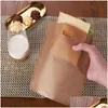 Bakning av bakverk gjorde Easy Food Grade återanvändbar nonstick Bakade toastbrödpåsar för grillade ostsmörgåsar Brödrost Accessorie DH2AK