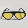 Occhiali da sole pilota gialli neri per donna Uomo Shades Uomo Sunnies Occhiali da sole gafas de sol Occhiali UV400 con scatola